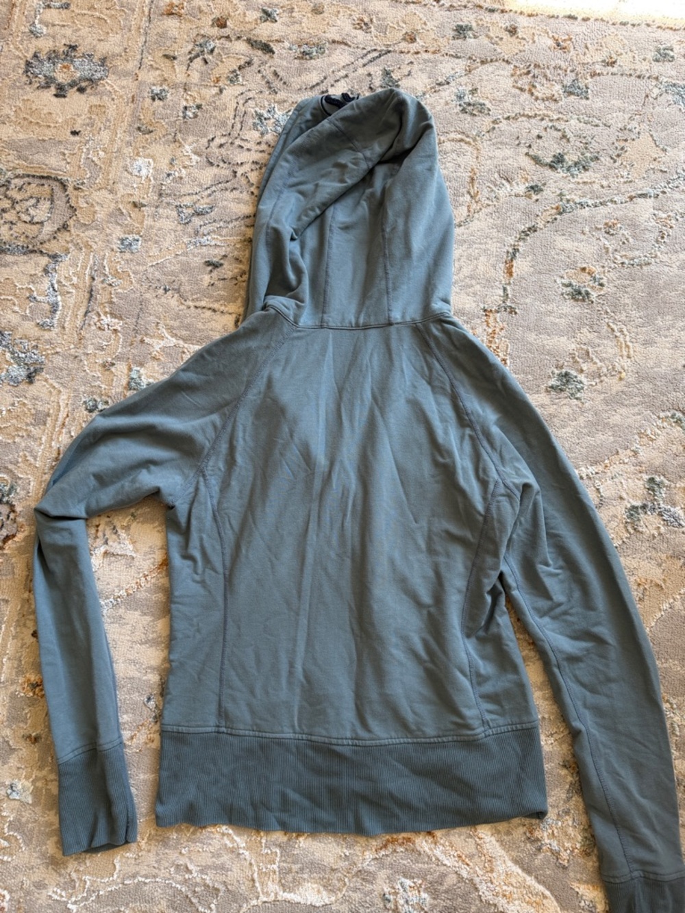 lululemon athletica slate blue zip-up hoodie - Picture 2 of 3